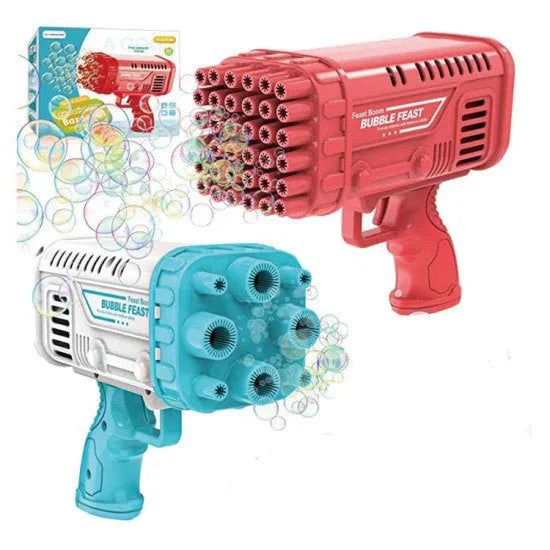 Bazooka Bubble Water Gun | Rechargeable Bubble Blaster Toy for Kids | Outdoor Fun