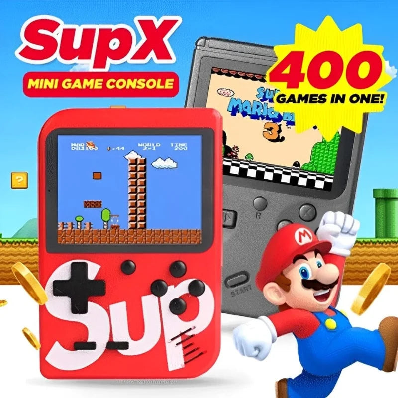 SUP Game Box Portable Console | 400 Classic Games in 1 Entertainment Device