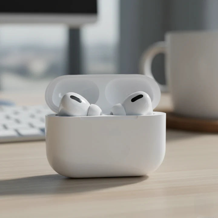 Airpods Pro With Apple Logo