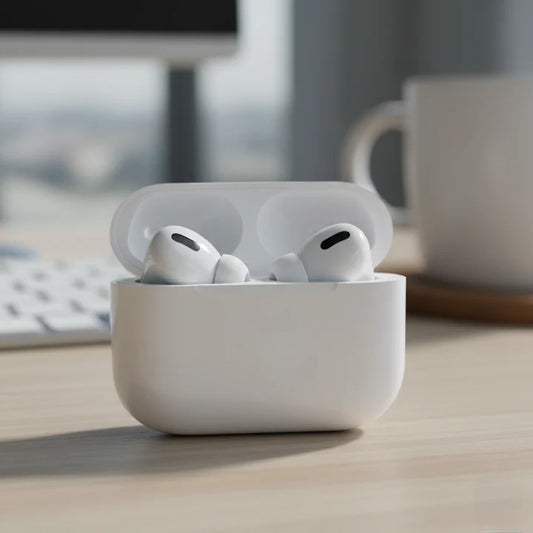 Airpods Pro With Apple Logo