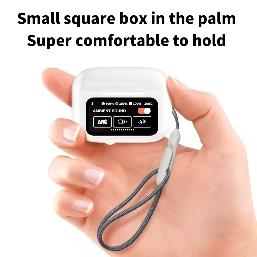 A9 PRO Earpods Noise Canceling Bluetooth Wireless Earbuds Earphone with LED Display